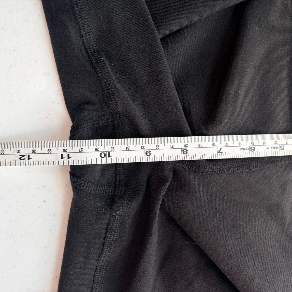 Alo Yoga Leggings Medium Black White Marble Mesh High Waist Moto Activewear